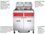 Vulcan 3VK45CF Fryer, Gas, Multiple Battery