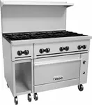 Vulcan 48S-8B Range, 48" Restaurant, Gas