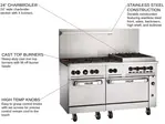 Vulcan 60SS-6B24CBP Range, 60" Restaurant, Gas