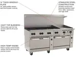 Vulcan 72CC-8B24GT Range, 72" Restaurant, Gas