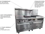 Vulcan 72SC-24G4B24CB Range, 72" Restaurant, Gas