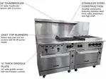 Vulcan 72SC-24GT4B24CB Range, 72" Restaurant, Gas