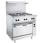 Vulcan EV36S-2HT12G240 Range, 36" Restaurant, Electric