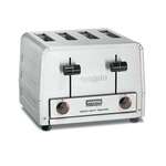 WARING PRODUCTS Commercial Toaster, 10.5" x 11.5" x 9", Stainless Steel, 4 Slots, Waring Products WCT805B