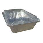 Foil Pan, 1lb, Oblong, Close, Aluminum Container, (1000/case) WESTERN PLASTICS WNP5705