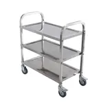 Winco SUC-30 Cart, Bussing Utility Transport, Metal