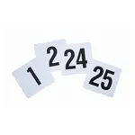 Winco TBN-25 Table Numbers Cards