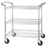 Winco VCCD-1836B Cart, Bussing Utility Transport, Metal Wire