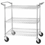 Winco VCCD-1836B Cart, Bussing Utility Transport, Metal Wire