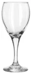 CRYSTAL CLEAR GLASSWARE  ARVESTA Wine glass, 8.5 oz, Clear glass.