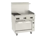 Wolf C36C-2B24G Range, 36" Restaurant, Gas