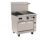 Wolf C36S-2B24GT Range, 36" Restaurant, Gas