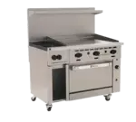 Wolf C48S-2B36G Range, 48" Restaurant, Gas