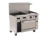 Wolf C48S-4B24G Range, 48" Restaurant, Gas