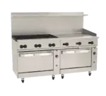 Wolf C72CC-6B36G Range, 72" Restaurant, Gas