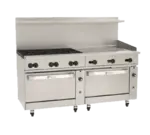 Wolf C72SC-6B36GT Range, 72" Restaurant, Gas