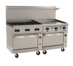 Wolf C72SS-6B36G Range, 72" Restaurant, Gas