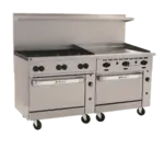 Wolf C72SS-6B36GT Range, 72" Restaurant, Gas