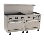 Wolf C72SS-6B36GT Range, 72" Restaurant, Gas